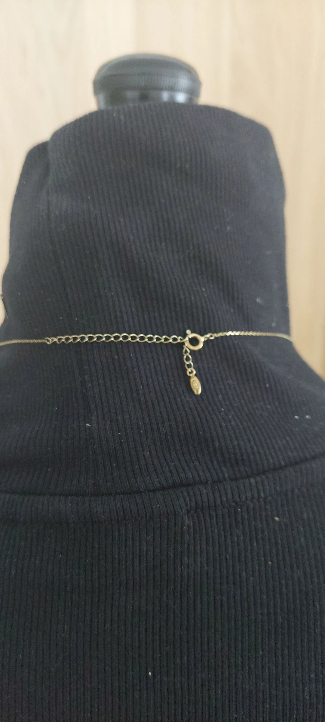 Fijne zilveren ketting van 925 goud - ovaal gezette hanger ☕️✅ – photo 4
